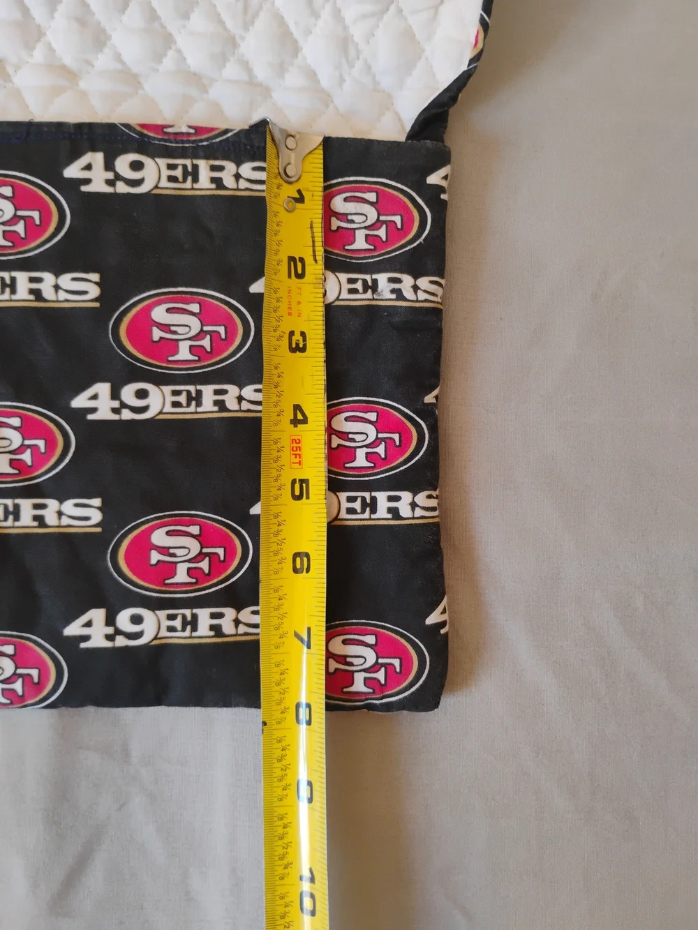 San Francisco 49ers Black Logo Foldover Clutch